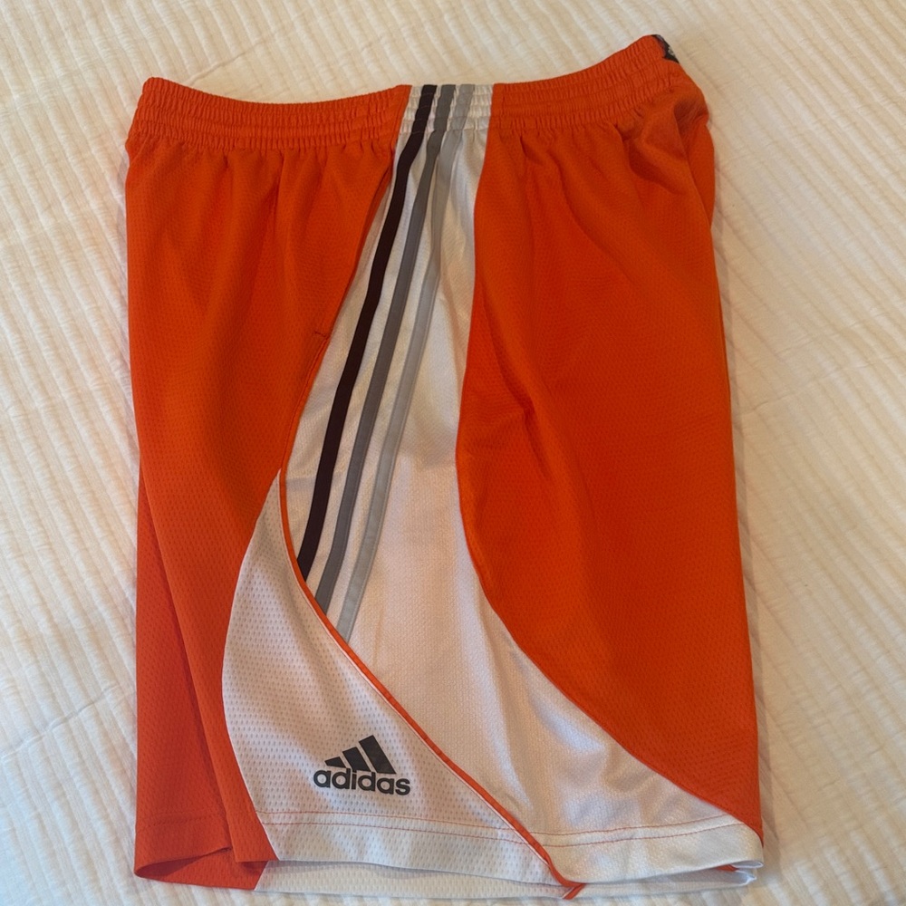 adidas Orange Basketball Shorts
